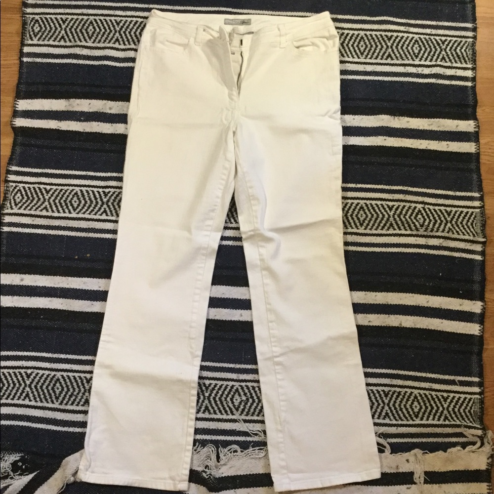 Chico’s Platinum White Jeans Size 12